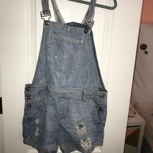 Ripped Overalls